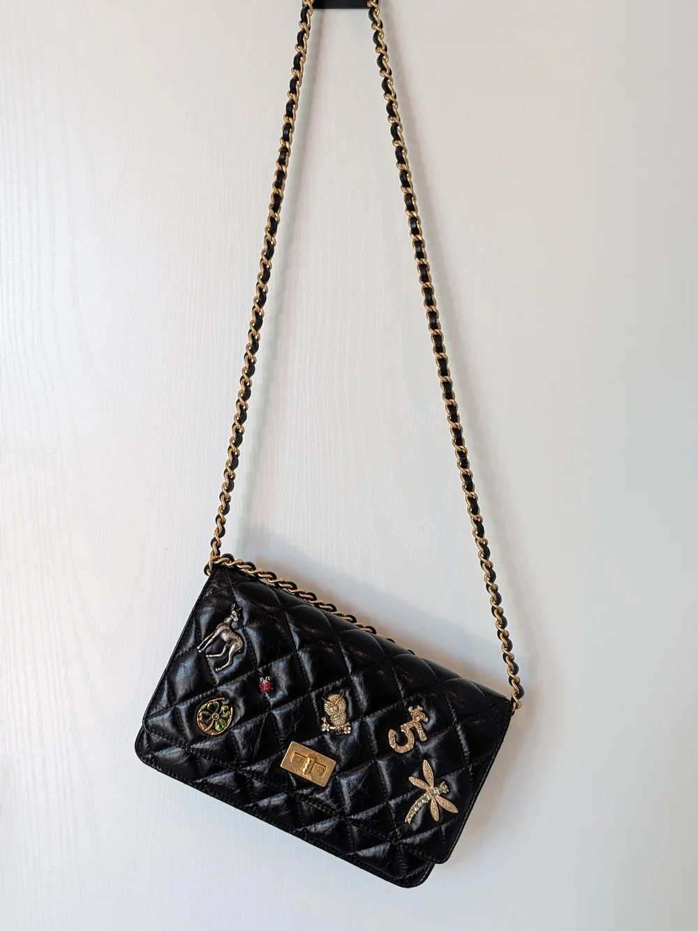 Chanel Aged Calfskin Lucky Charms 2.55 Reissue WOC - Picture 2 of 15